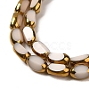 Electroplate Opaque Color Glass Beads Strands EGLA-Q127-A01-02J-3