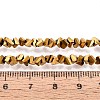 Electroplate Glass Beads Strands GLAA-N024-4mm-01-4