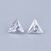 Cubic Zirconia Pointed Back Cabochons ZIRC-WH0001-A08-1