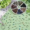 1260Pcs 7 Style Glass Round Bugle Beads SEED-PH0001-56-6