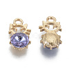 Alloy Rhinestones Pendants PALLOY-T073-02B-RS-2