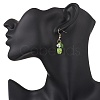 Handmade Glass Seed Beads Apple Dangle Earrings EJEW-MZ00575-01-3