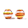 Transparent Glass Enamel Beads GLAA-G084-01C-2