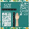 Large Plastic Reusable Drawing Painting Stencils Templates DIY-WH0202-161-2