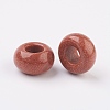 Synthetic Goldstone European Beads G-G740-14x8mm-14-2