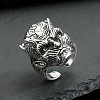 Tibetan Style Alloy Adjustable Cuff Rings for Men FS-WGCCCDE-04-1