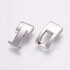 Tarnish Resistant 304 Stainless Steel Snap Lock Clasps STAS-L189-32P-4