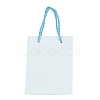 White Paper Gift Tote Bags with Handles ABAG-K004-02-1