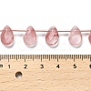 Cherry Quartz Glass Beads Strands G-Q167-A02-01-4