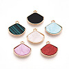 Alloy Acrylic Pendants OACR-T028-38-1