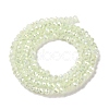 Baking Electroplate Glass Beads Strands DGLA-A039-J4mm-B17-2