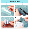 Self Adhesive Glass Rhinestone Stickers Sheets RB-GF0001-01A-4