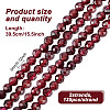 2 Strands Natural Garnet Beads Strands G-GO0001-67-2