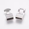 Tarnish Resistant 304 Stainless Steel Snap Lock Clasps STAS-L189-32P-3