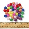 40Pcs 8 Colors Imitation Pearl Acrylic Beads OACR-FS0001-48-5