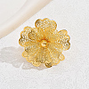 Elegant Middle Eastern Style Flower Iron Cuff Rings for Wedding Party RY8475-4