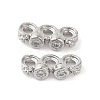 Rack Plating Brass Pave Clear Cubic Zirconia Spacer Bars KK-B088-11B-P-1