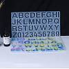 Number and Letter Design DIY Silicone Molds AJEW-P042-03-6