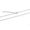 Non-Tarnish 304 Stainless Steel Cable Chain Necklace X-STAS-T040-PJ204-60-2