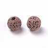 Unwaxed Natural Lava Rock Beads X-G-F325-8mm-A13-2