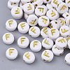 Plating Acrylic Beads X-PACR-R242-01F-1