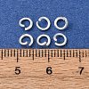 Brass Open Jump Rings KK-G604-08S-24-3