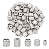 60Pcs 5 Style 201 Stainless Steel European Beads STAS-UN0048-51-1