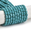 Opaque Glass Beads Strands GLAA-G112-04G-1