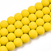 Opaque Glass Beads Strands GLAA-T032-P8mm-MD08-1