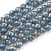 Electroplate Glass Beads Strands EGLA-L018-A-FR03-1