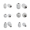 304 Stainless Steel Corrugated Beads STAS-UN0018-54P-1