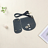1 Bag Handmade PU Leather Crochet Shoulder Bag Accessories Kits DIY-CL0001-04A-3