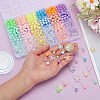 DIY Acrylic Star & Round Beads Bracelet Making Kits DIY-AR0004-20-3