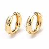 Brass Hoop Earrings EJEW-B035-25KCG-1