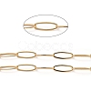 Soldered Brass Paperclip Chains CHC-G005-24G-1