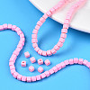 Handmade Polymer Clay Beads Strands X-CLAY-N008-061-08-7