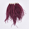 Ostrich Feather Tassel Big Pendant Decorations FIND-S302-08K-1