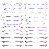 8Pcs 8 Styles Laser Eye Tattoo Stickers DIY-FG0004-50-1