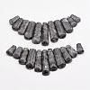Natural Larvikite Beads Strands G-P298-J01-1