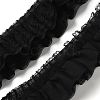 3-Layer Pleated Chiffon Flower Lace Trim OCOR-XCP0002-11B-2