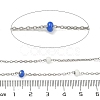 304 Stainless Steel Enamel Link Chains AJEW-Z028-09P-03-2