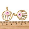 Golden Brass Pendants KK-L209-010G-03-3