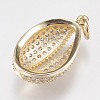 Brass Micro Pave Cubic Zirconia Pendants LS-KK-I614-067G2-2