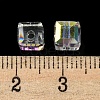 Electroplate Glass Beads EGLA-Z004-04A-10-4