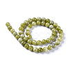 Natural Chinese Jade/Southern Jade Beads Strands G-G735-38-6mm-5