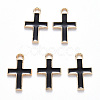 Alloy Enamel Pendants ENAM-S121-122B-2