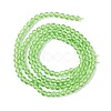 Transparent Glass Beads Strands GLAA-C019-01B-19-2