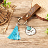 Cowhide Leather Keychain KEYC-TAC00028-4