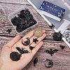 SUNNYCLUE 36Pcs 6 Style Halloween Theme Alloy Enamel Pendants FIND-SC0004-37-3