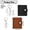 CHGCRAFT 4 Sest 2 Colors 2 Inch Leather Cover Mini Photocard Holder Book AJEW-CA0003-95-2